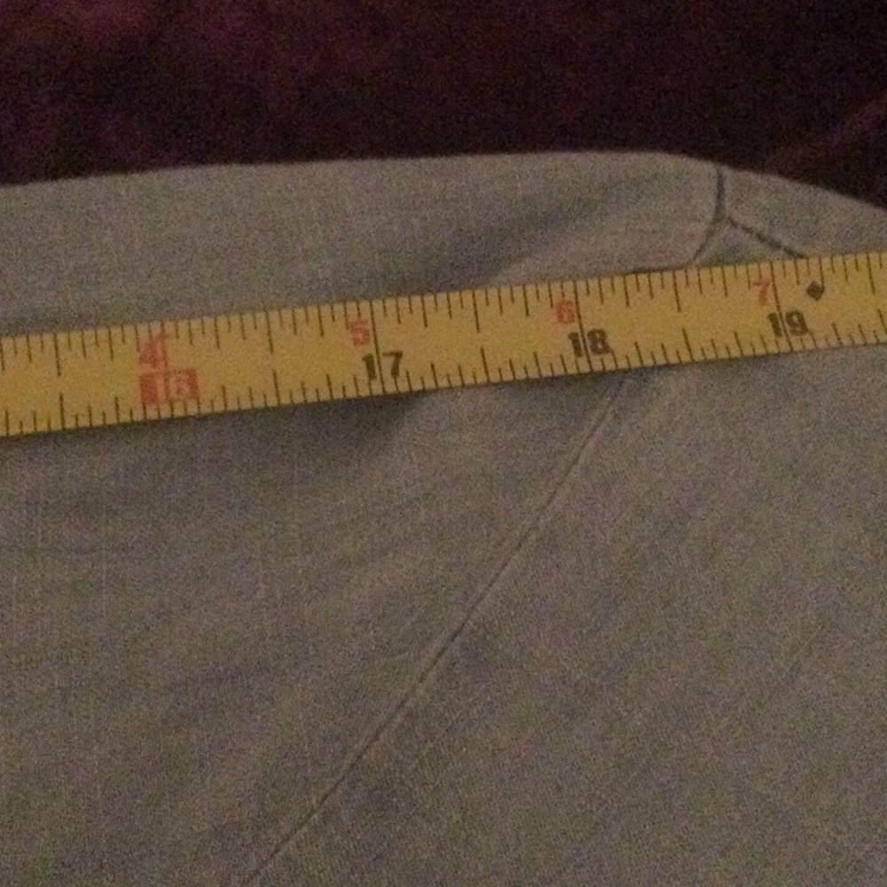 Chambray, 100% cotton duster by Chico’s. Size 2 at Chico’s, which is size 12. - Picture 9 of 11